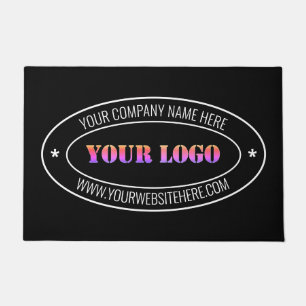 Custom Logo Business Name Office Personalised Doormat