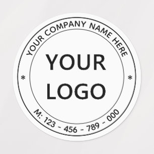 Custom Logo Business Name Personalised Labels