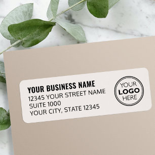 Custom Logo Business Off-White Return Address
