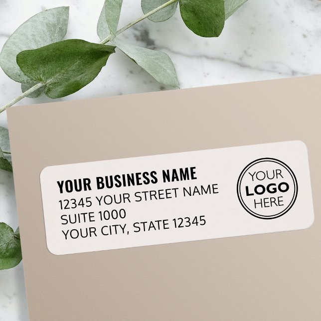 Custom Logo Business Off-White Return Address (Creator Uploaded)