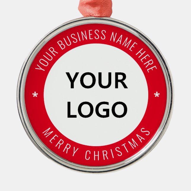Custom Logo Business Office Christmas Celebration Metal Tree Decoration (Front)