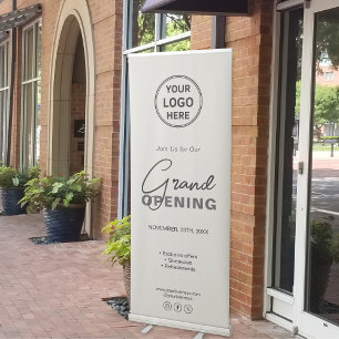Custom Logo Business Opening Retractable Banner