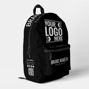 Custom Logo, Business or Brand Logo Personalised Printed Backpack