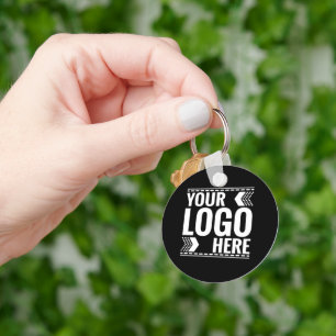 Custom Logo, Business or Brand Logo Personalized Key Ring