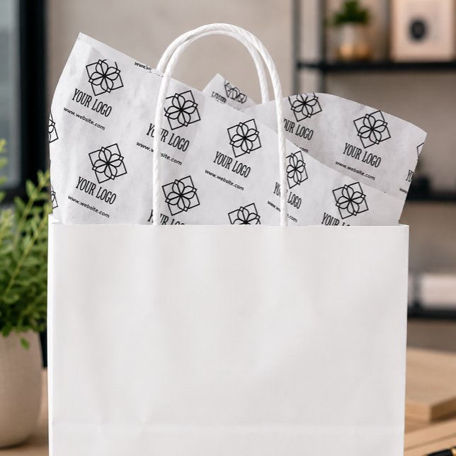 Custom Logo Business Packaging Tissue Paper (Business Logo Tissue Paper)