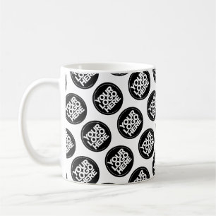 Custom logo business pattern employee coffee mug