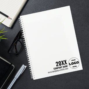 Custom Logo Business Planner 2026 – Black & White