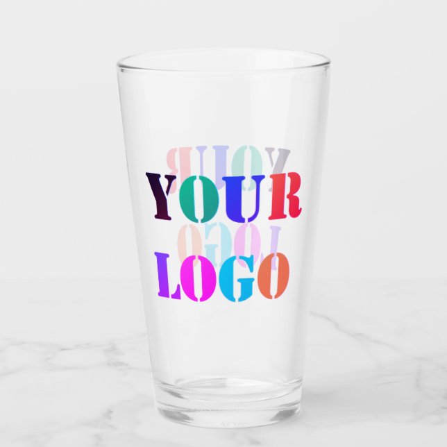 Custom Logo Business Promotional Glass (Front)