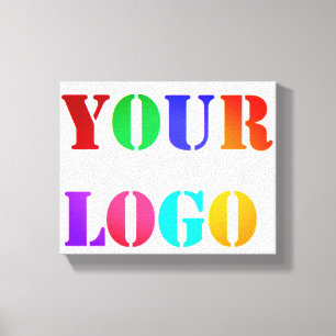 Custom Logo Business Promotional Personalised Your Canvas Print