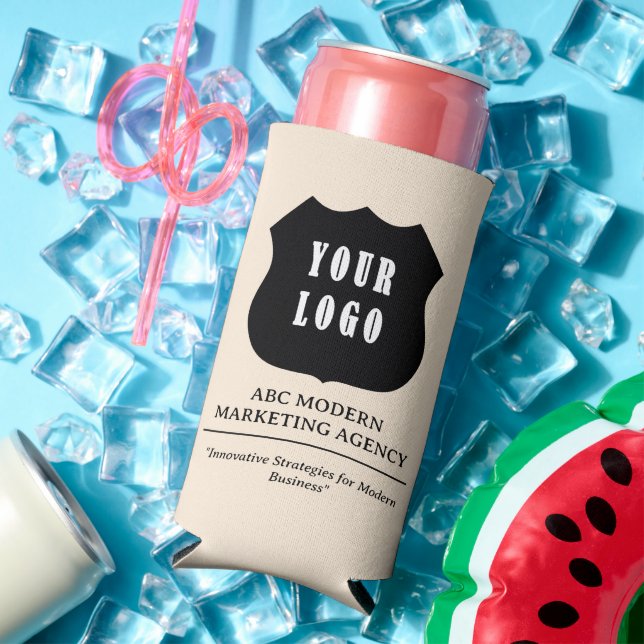 Custom Logo Business Promotional  Seltzer Can Cooler (In Situ Summer)