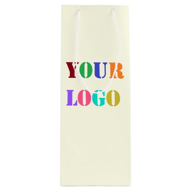Custom Logo Business Promotional Wine Gift Bag (Front)