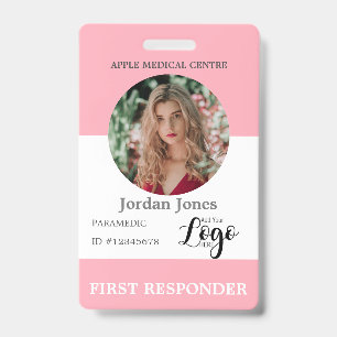 custom logo business staff Photo ID Security ID Ba Badge