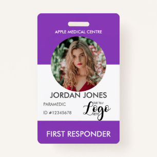 custom logo business staff Photo ID Security ID Ba ID Badge