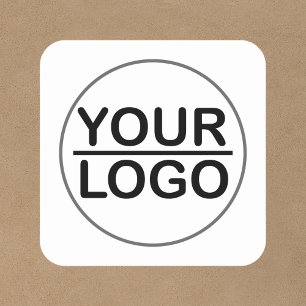 Custom logo business sticker