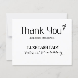 Custom Logo Business Thank You Card TC2