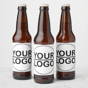 Custom logo business wine label