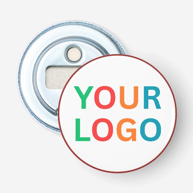 Custom Logo Button Bottle Opener Favour Gift (Front)
