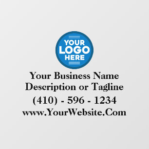 Custom Logo Car Business Advertising Marketing  Window Cling
