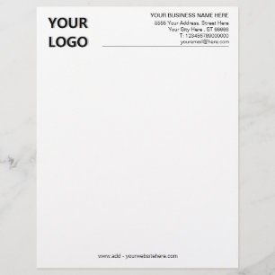 Custom Logo Classic Business Office Letterhead