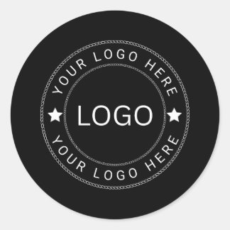 Custom Logo Classic Round Sticker