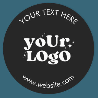 Custom Logo Classic Round Sticker