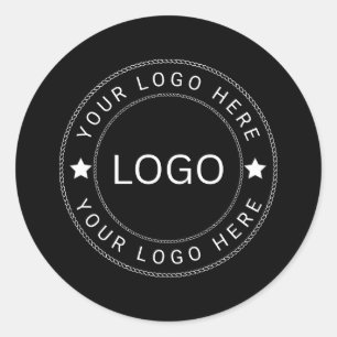 Custom Logo Classic Round Sticker