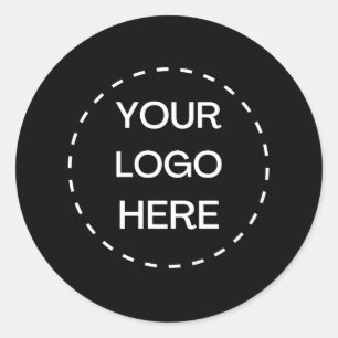 Custom  Logo Classic Round Sticker