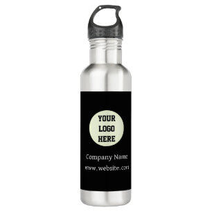 Custom Logo Company Black Business Corporate 710 Ml Water Bottle
