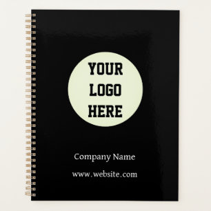 Custom Logo Company Black Business Customer Planner