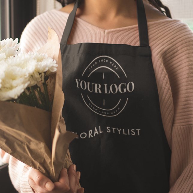 Custom Logo Company Business Position Text Branded Apron (Creator Uploaded)