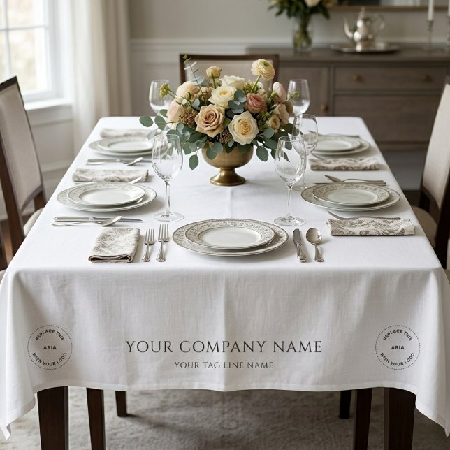 Custom Logo Company Business Promo Trade Show Tablecloth (Creator Uploaded)