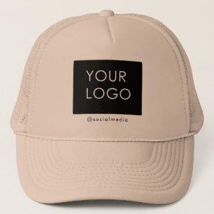 Custom Logo Company Business Social Media Trucker Hat