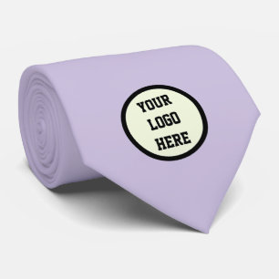 Custom Logo Company Lilac Business Corporate Tie