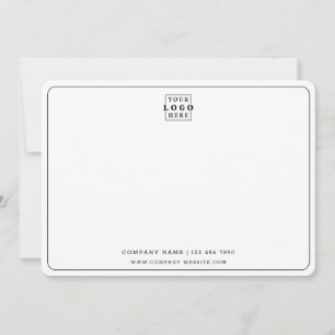Custom Logo Company Name Business Team Photo Card