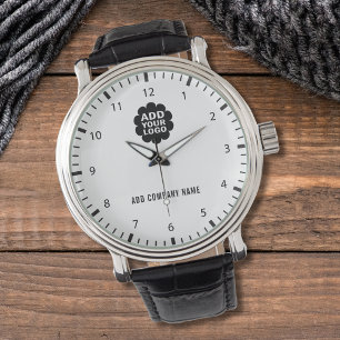 Custom Logo Company Name Corporate Promo Branded Watch