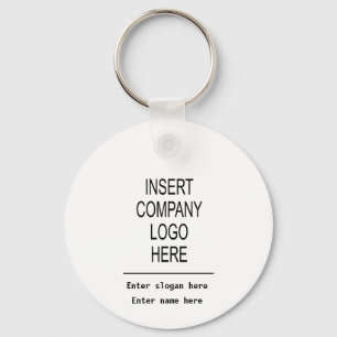 Custom logo company promotional marketing key ring