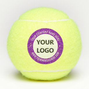 Custom Logo Company Text Tennis Balls Template
