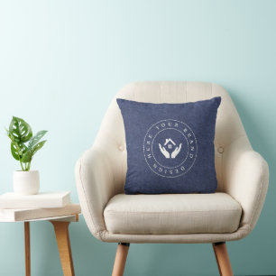 Custom Logo Corporate Showroom Matching Cushion