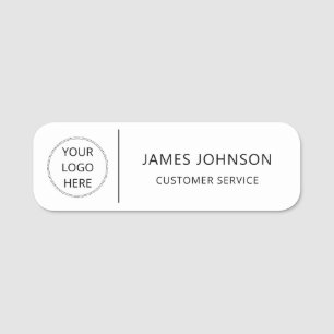 Custom Logo Customer Service Employee Name Tag