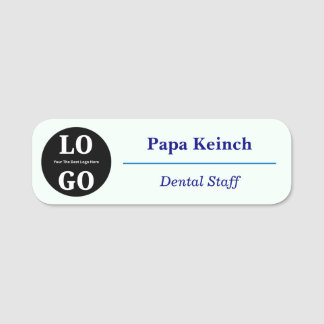 Custom Logo Dental Staff Magnetic  Name Tag