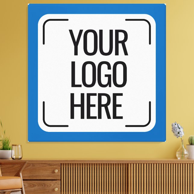 Custom Logo Design, Company Logo, Team Logo, Perso Canvas Print (Insitu(LivingRoom))