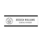 Custom Logo Employee Black