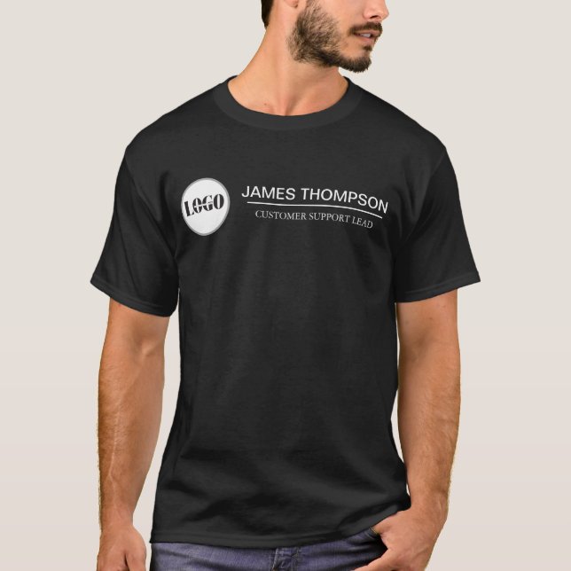 Custom Logo Employee Gear for Your Business Team T-Shirt (Front)