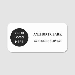 Custom Logo Employee Magnetic Company Name Tag