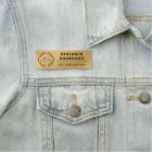 Custom Logo Employee Magnetic Faux Gold