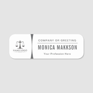 Custom Logo Employee Magnetic  Name Tag