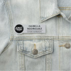 Custom Logo Employee Magnetic Or Safety Pin Grey