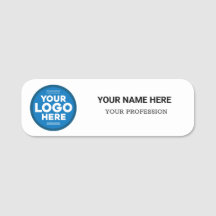 Custom Logo Employee magnetic or safety pin Name T