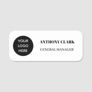 Custom Logo Employee Magnetic or Safety Pin Name Tag