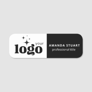 Custom Logo Employee Magnetic Or Safety Pin Name Tag